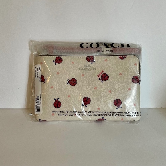 Coach Ladybug Wristlet NWT - Picture 1 of 3